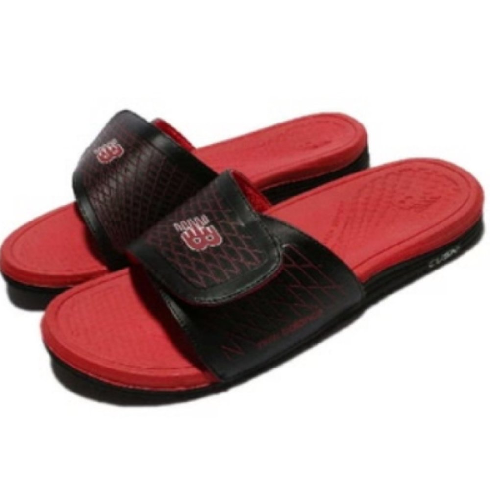 RARE! New Balance Cush+ Slide Sandal Red Sz 12 /13